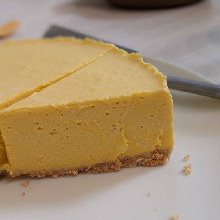 かぼちゃのレアチーズケーキ 15cm台 レシピ 作り方 By Mmarimoo 楽天レシピ